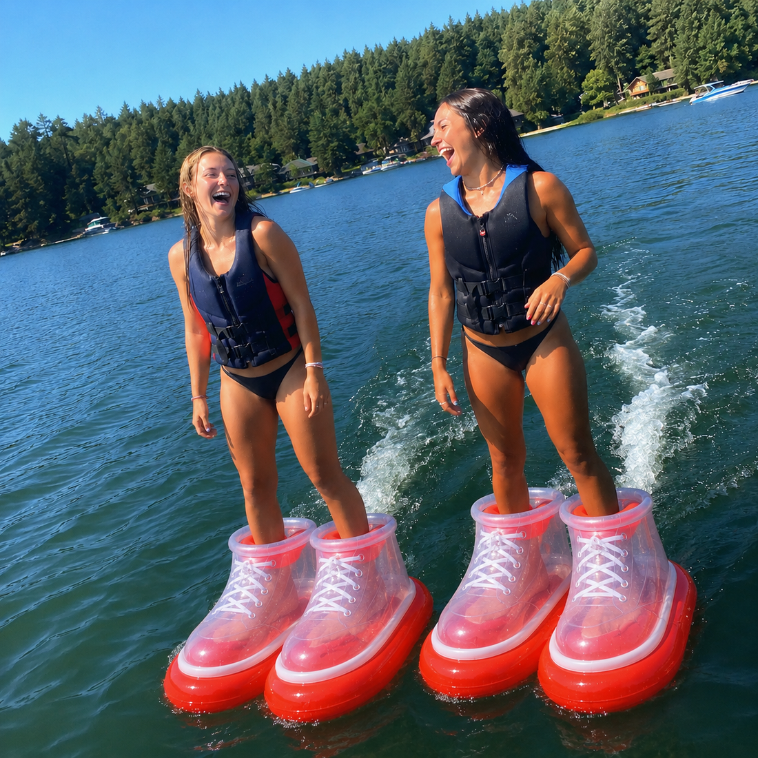 Water glide boots