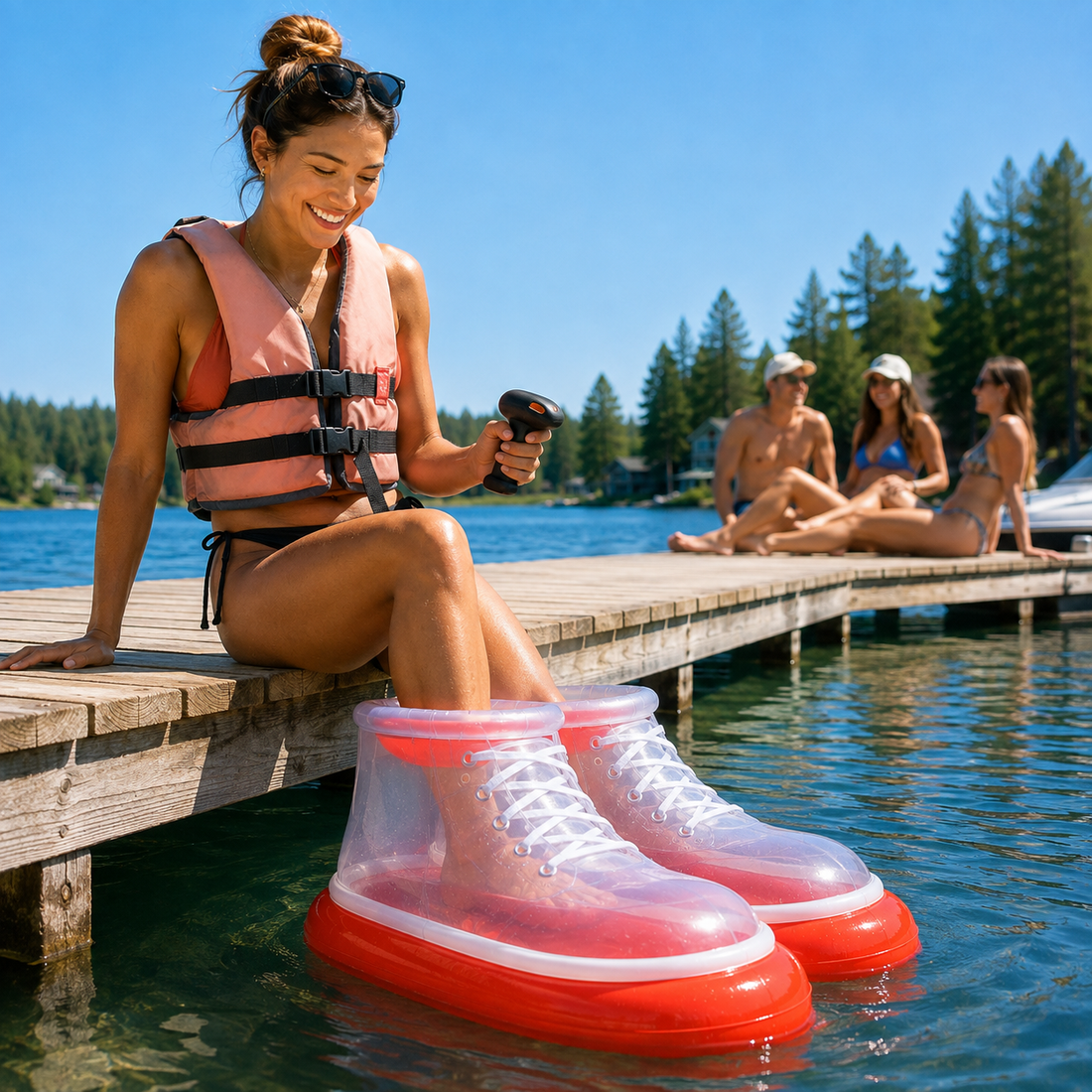Water glide boots