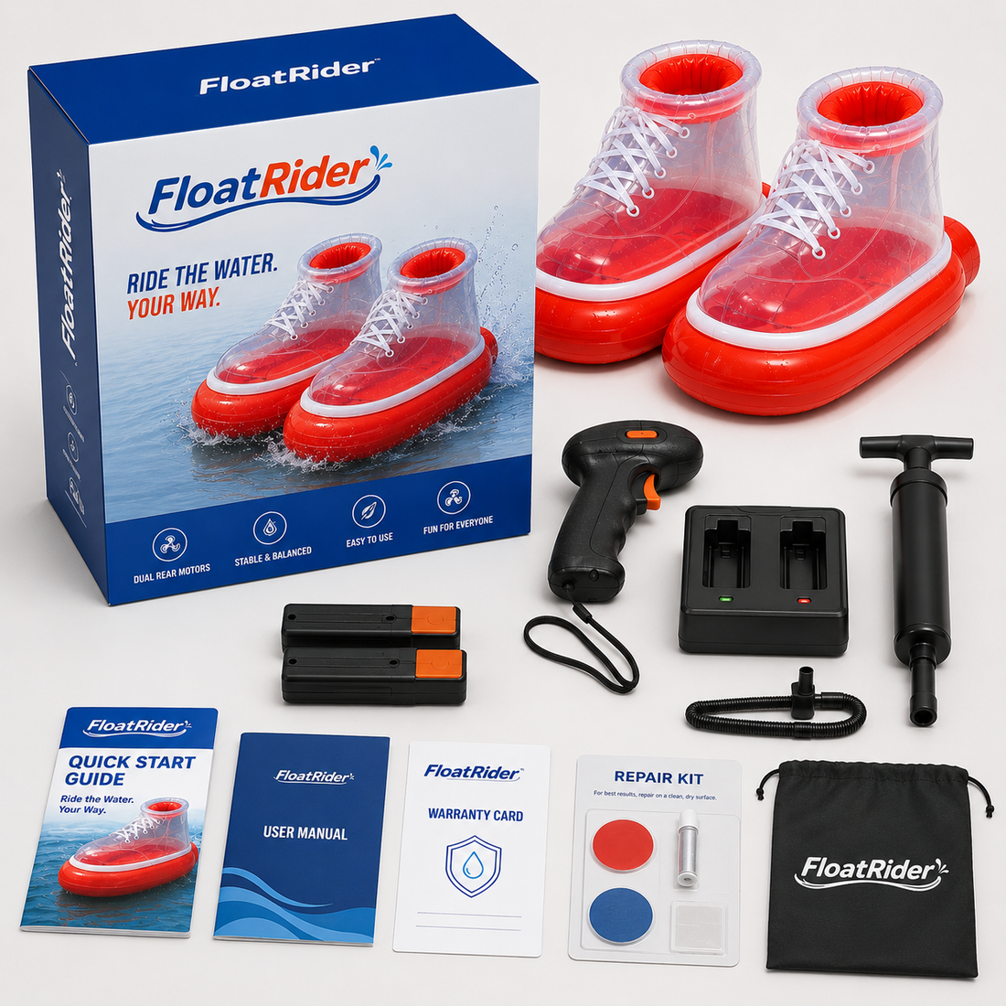 Water glide boots